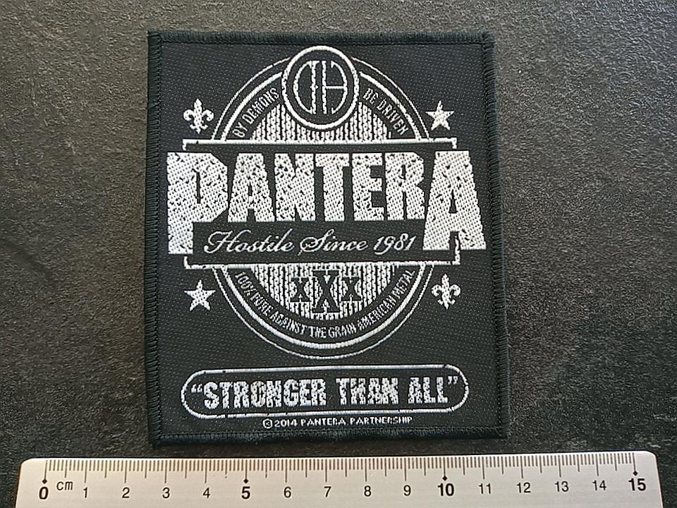 Pantera leuke stronger than all  2014 patch p167 metal, Verzenden, Nieuw, Kleding