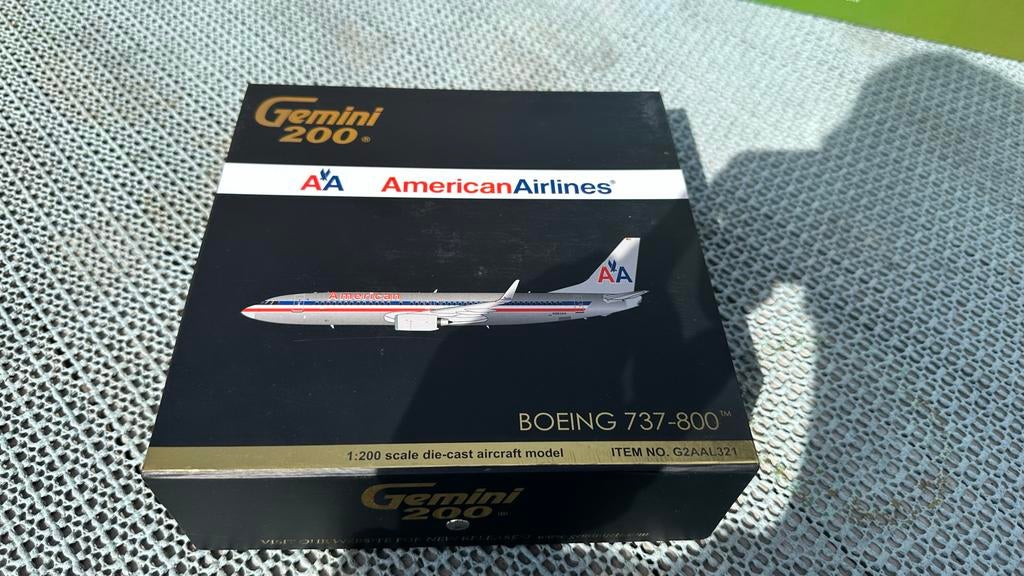 Gemini200 American Airlines Boeing B737-800, Ophalen of Verzenden, Zo goed als nieuw, Schaalmodel