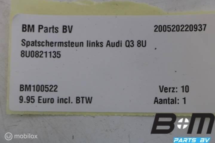 Spatschermsteun links Audi Q3 8U 8U0821135, Gebruikt