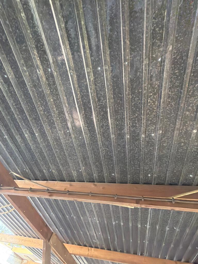 Gebruikte dakplaten ijzer 120 m2 - 1m breed, 6m lang, Doe-het-zelf en Verbouw, Dakpannen en Dakbedekking, Gebruikt, 15 m² of meer