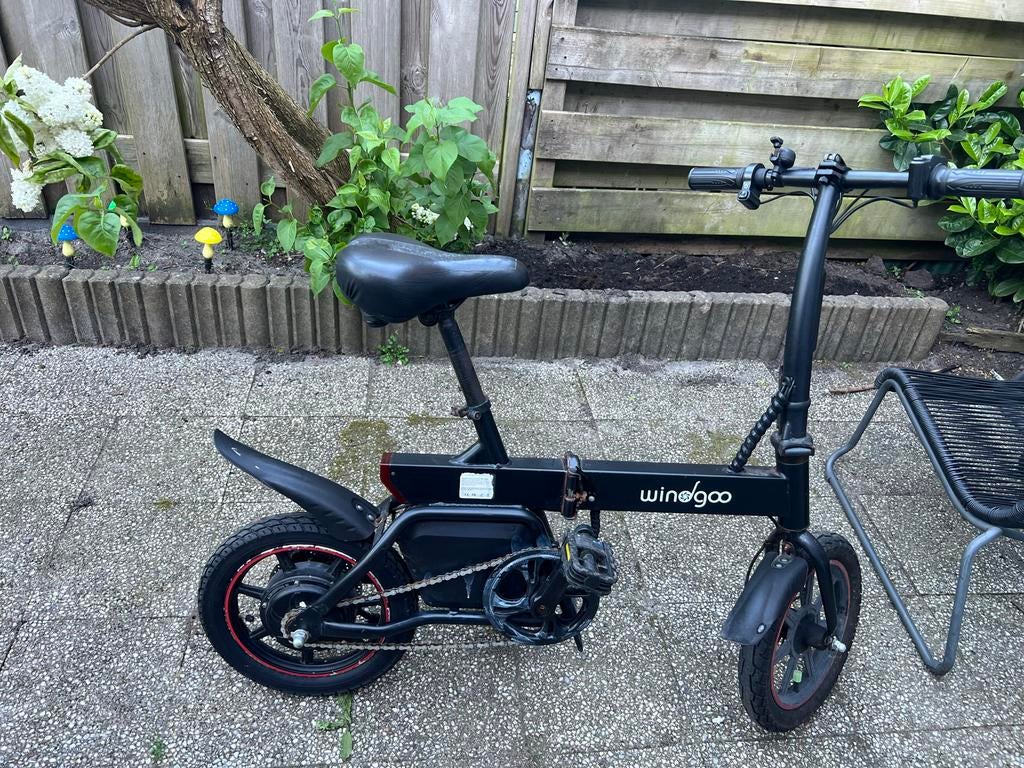 Windgoo opvouwbare elektrische fiets, Overige merken, Gebruikt, Ophalen of Verzenden, Minder dan 47 cm