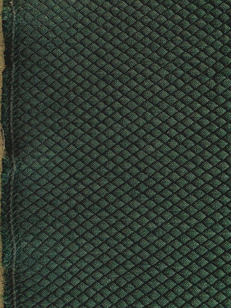 Kvadrat Febrik Mosaic 2 972; donkergroen; restant meubelstof, Hobby en Vrije tijd, Stoffen en Lappen, Wol, 120 cm of meer, Nieuw