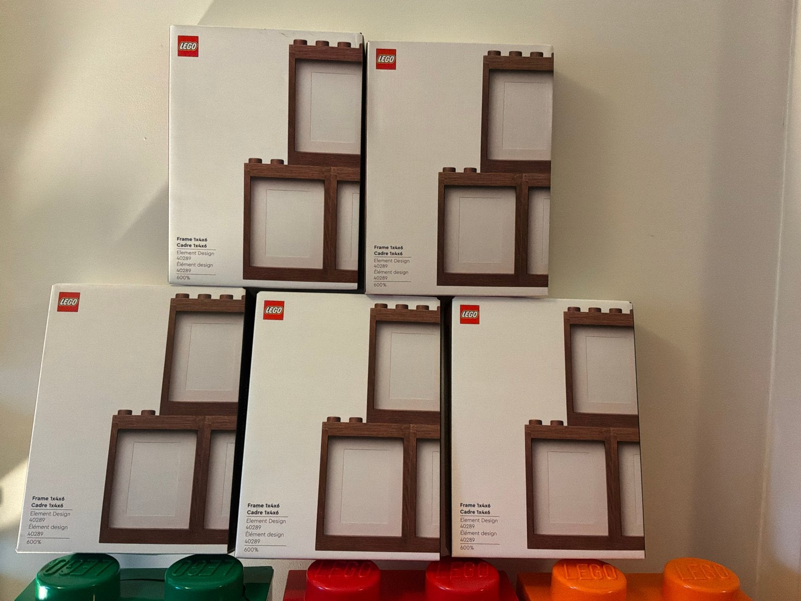 Lego houten fotolijst 10x15cm - Nieuw in verpakking, Ophalen of Verzenden, Nieuw
