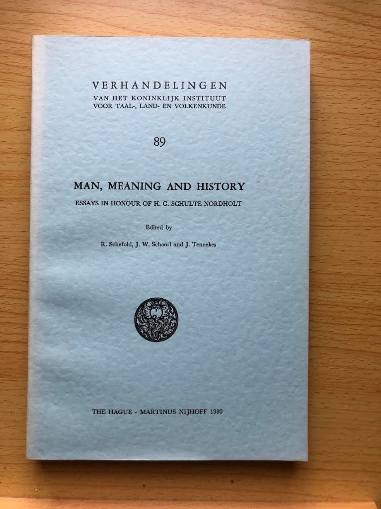 Essays op gebied van antropologie en geschiedenis, Ophalen of Verzenden, Gelezen, R. Schefold, J.W. Schoorl, J. Tennekes