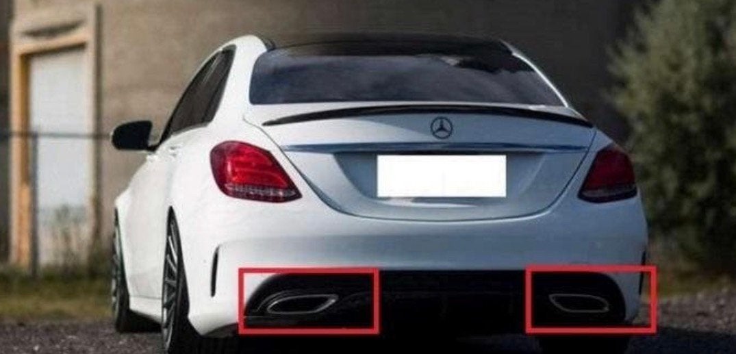 Sieruitlaten uitlaten c-klasse coupe a-klasse gle cla glc gl, Ophalen of Verzenden