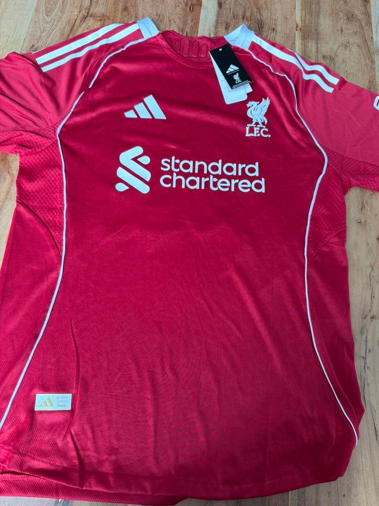 Liverpool shirt spelers versie Gravenberch, Maat XL, Ophalen of Verzenden, Zo goed als nieuw, Shirt