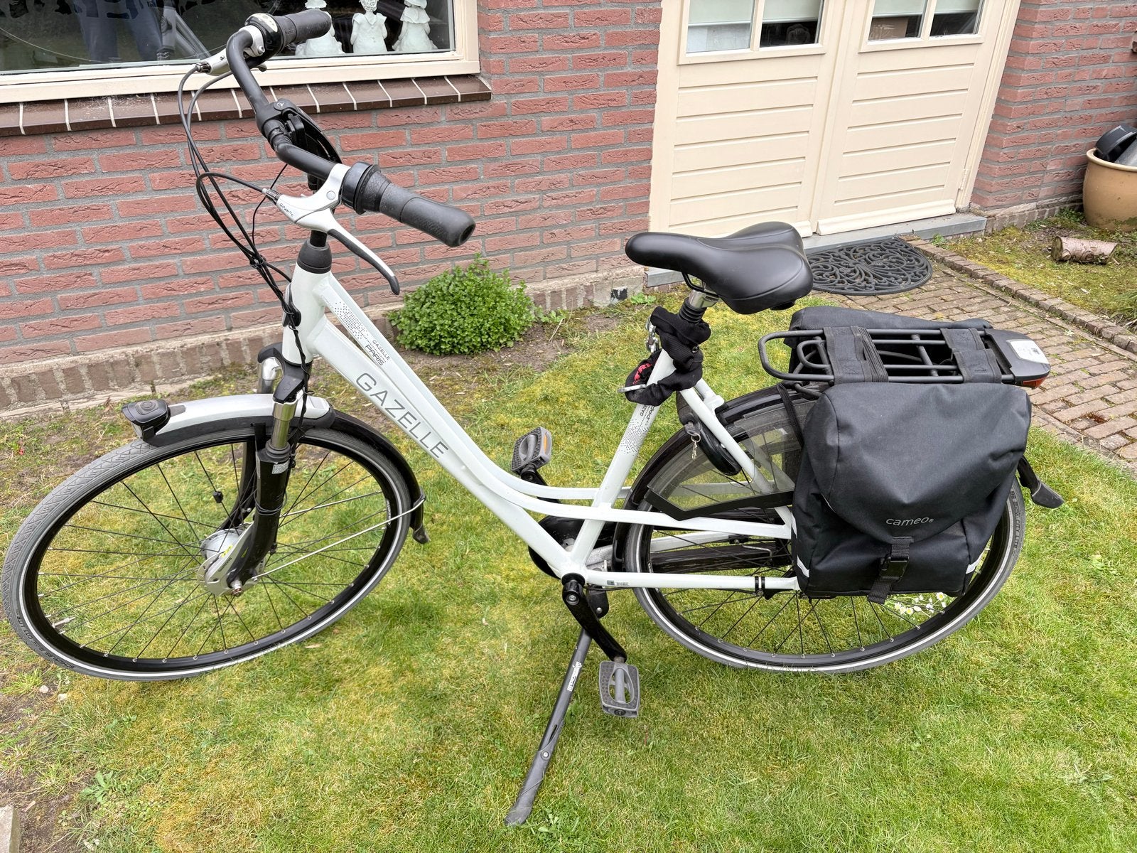 Gazelle City bike damesfiets met lage instap en fietstassen., Ophalen, Velgrem, 50 tot 53 cm, Gazelle