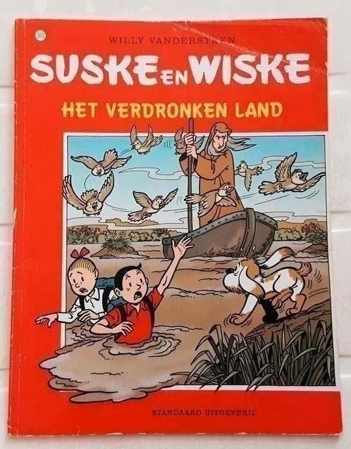 Suske en Wiske 263 Het verdronken land - Vandersteen 2000, Eén stripboek, Ophalen of Verzenden, Gelezen