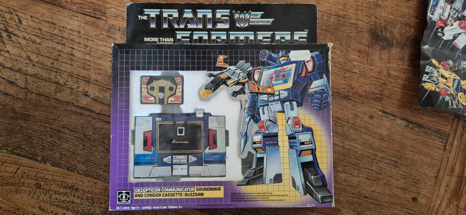 Vintage Transformers G1 Soundwave + Buzzsaw – origineel, Verzamelen, G1, Ophalen of Verzenden, Gebruikt
