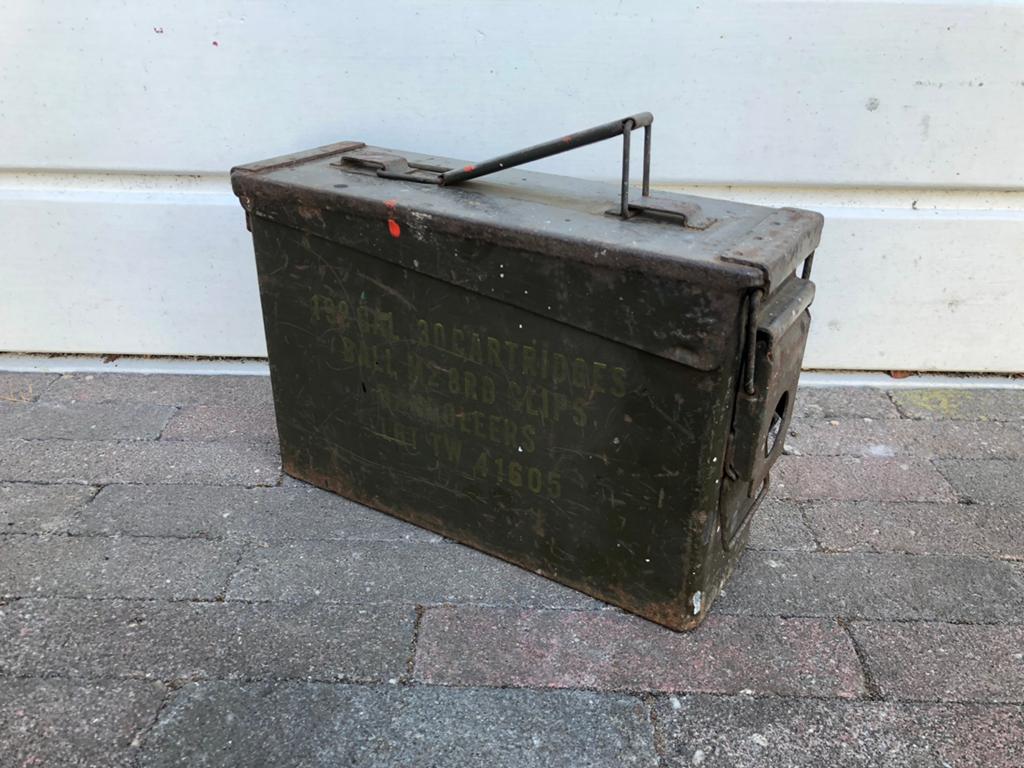 Vintage munitiekist .30 caliber, Verzamelen, Ophalen of Verzenden, Kist of Geocache