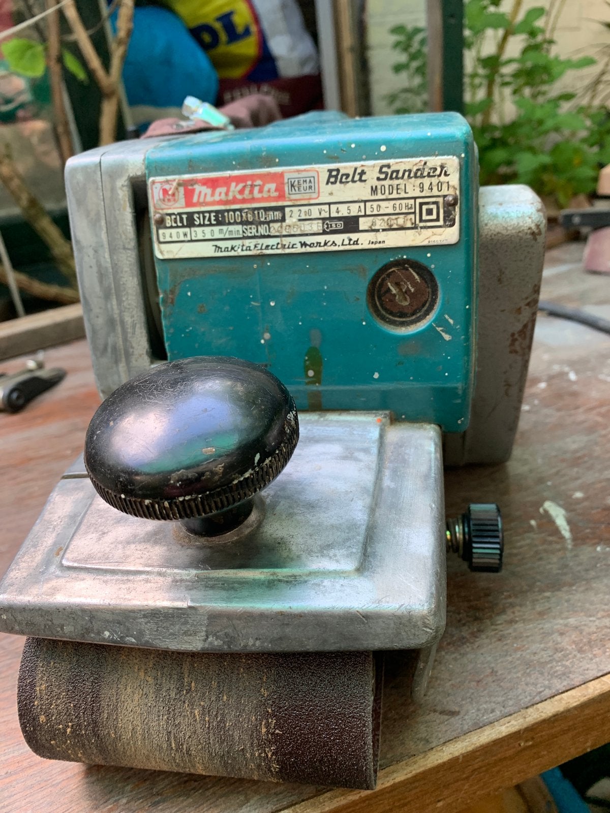 Mooie makita9401 610-100 mm bandmaat, Doe-het-zelf en Verbouw, Gereedschap | Schuurmachines, Ophalen of Verzenden, 1200 watt of meer