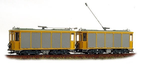 Hobbytrain HO H14000 - 2-delige DC Posttram v.d. DB in ovp, Overige merken, Nieuw, Ophalen of Verzenden, Gelijkstroom