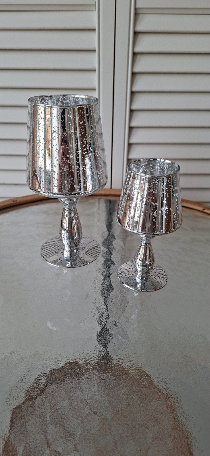 Rivièra Maison My Favourite Candle Holder M en S, Waxinelichthouder, Rivièra Maison, Ophalen of Verzenden, Zilver