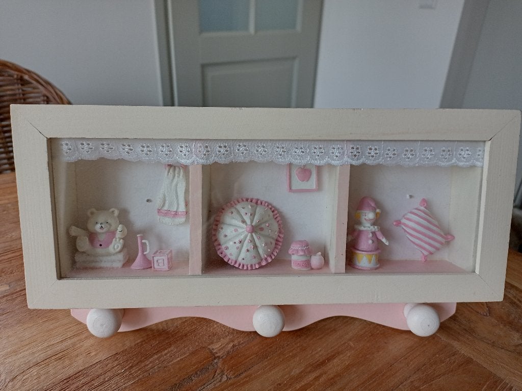 lief schilderij/diorama baby/kinderkamer, Ophalen of Verzenden, Gebruikt