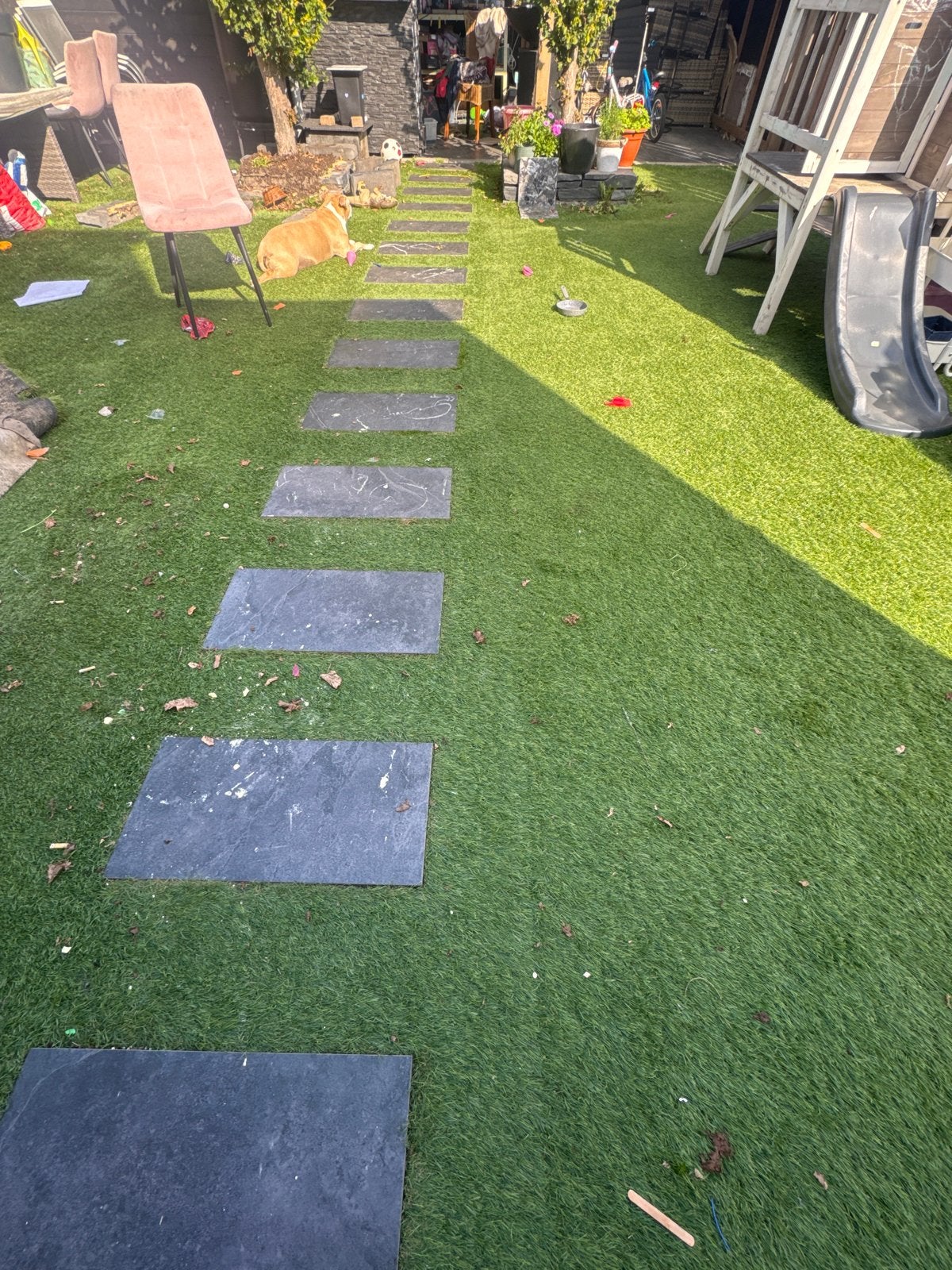Kunstgras, 6x8 meter, Tuin en Terras, Ophalen of Verzenden, Gebruikt, 20 m² of meer, Kunstgras