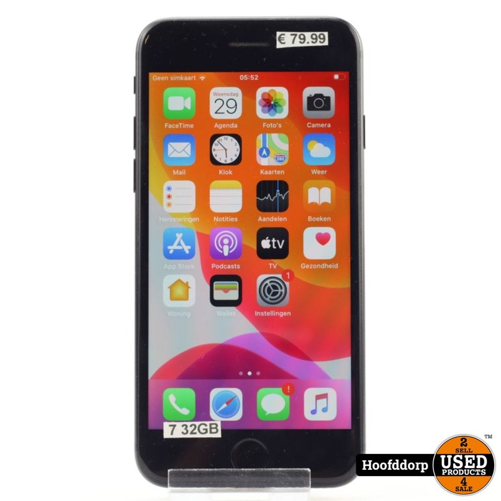 iPhone 7 32GB Zwart | Nette staat, Apple, Gebruikt, Support@apple.com, One Apple Park Way
Cupertino, CA 95014
United States