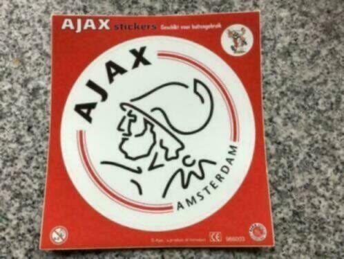 5 verschillende stickers van ajax zie foto,s, Buitenlandse clubs, Nieuw, Ophalen of Verzenden, 5 verschillende stickers van ajax zie foto,s