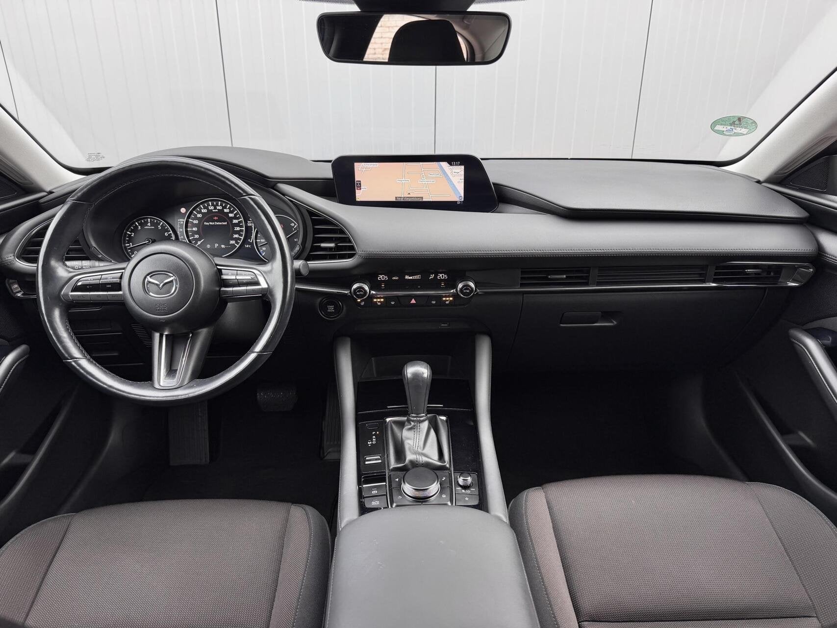 Mazda 3 2.0 186PK hybride Comfort | HUD | Navi | Stoelverw., Auto's, 1998 cc, Gebruikt, Euro 6, Bedrijf