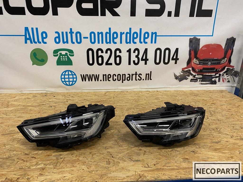 AUDI A3 8V FACELIFT VOL LED KOPLAMP LINKS 8V0941033C, Auto-onderdelen, Verlichting, Gebruikt, -, -, -