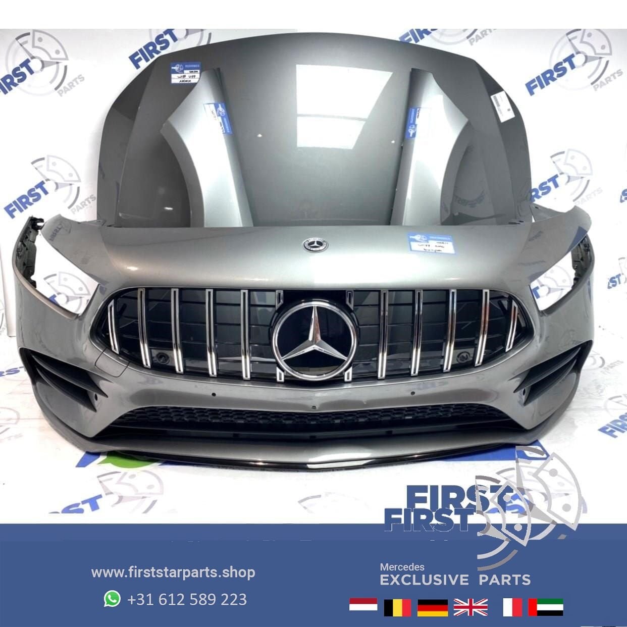 W177 V177 GT A35 AMG LINE VOORKOP BERG GRIJS Mercedes A Klas, Auto-onderdelen, Gebruikt, -, Voor, Ophalen of Verzenden