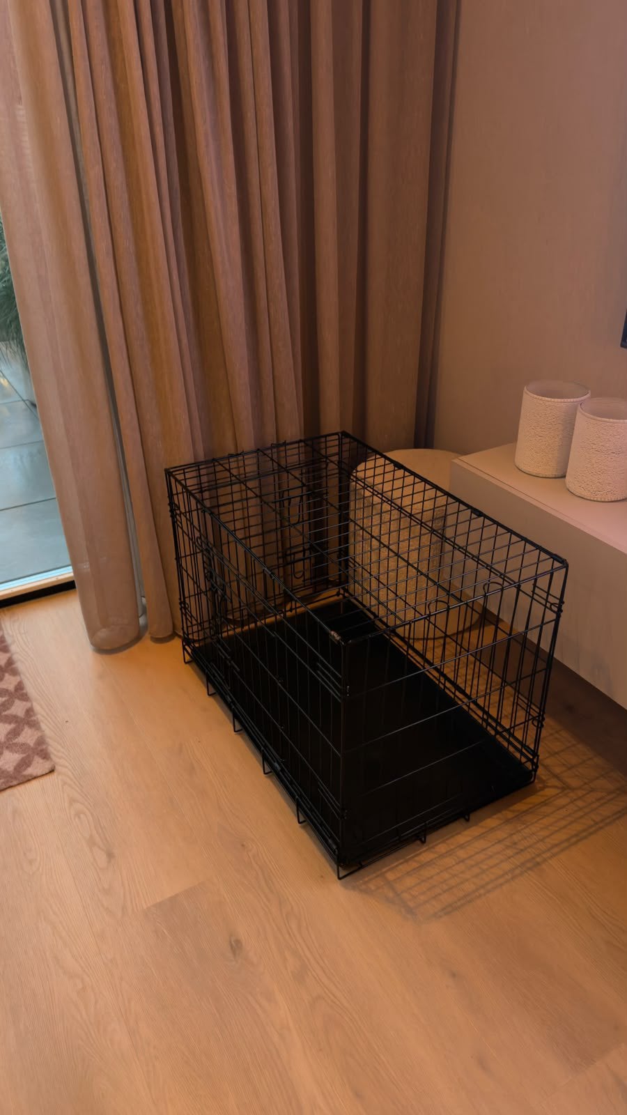 Bench - zwart, Dieren en Toebehoren, Ophalen, Zo goed als nieuw, Minder dan 75 cm, Minder dan 65 cm