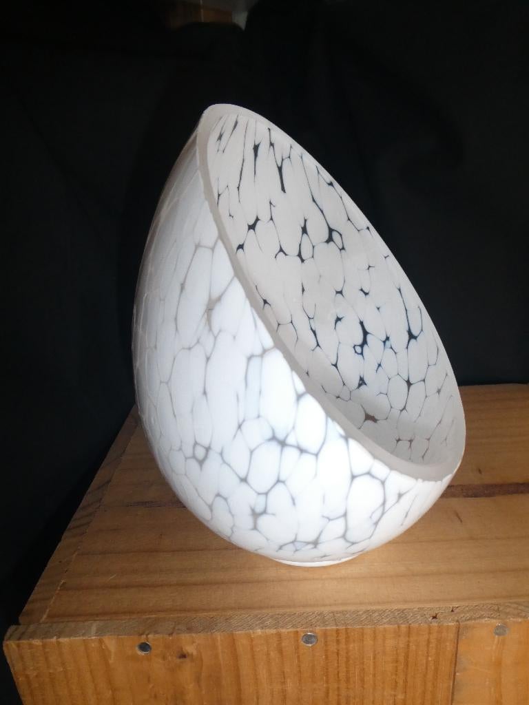 Ingegerd Råman eivormige glas kandelaars klein en groot, Overige materialen, Gebruikt, Ophalen of Verzenden, Minder dan 25 cm