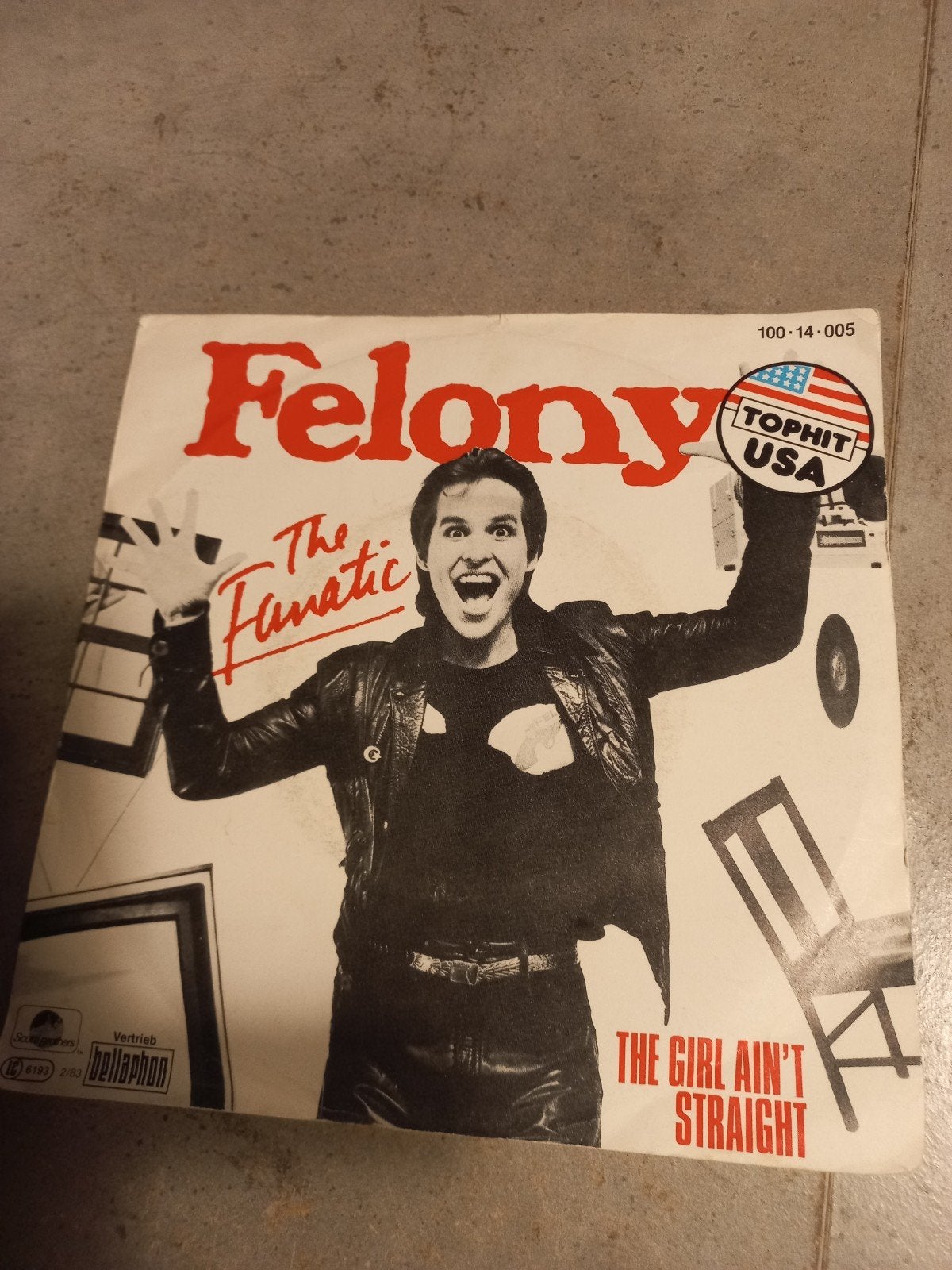 Felony - The Fanatic /The Girl Ain't Straight (Vinyl Single), Ophalen of Verzenden, Gebruikt, 7 inch, Pop
