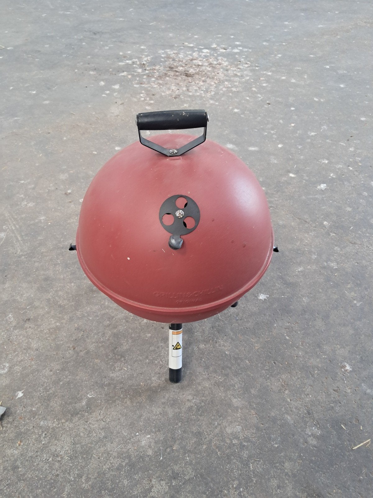 houtskool bbq, Ophalen