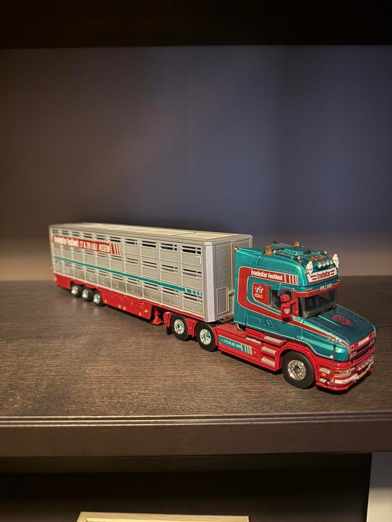 Scania 164t truckstar 2019 editie, Hobby en Vrije tijd, Modelauto's | 1:50, Ophalen of Verzenden, Zo goed als nieuw, Bus of Vrachtwagen