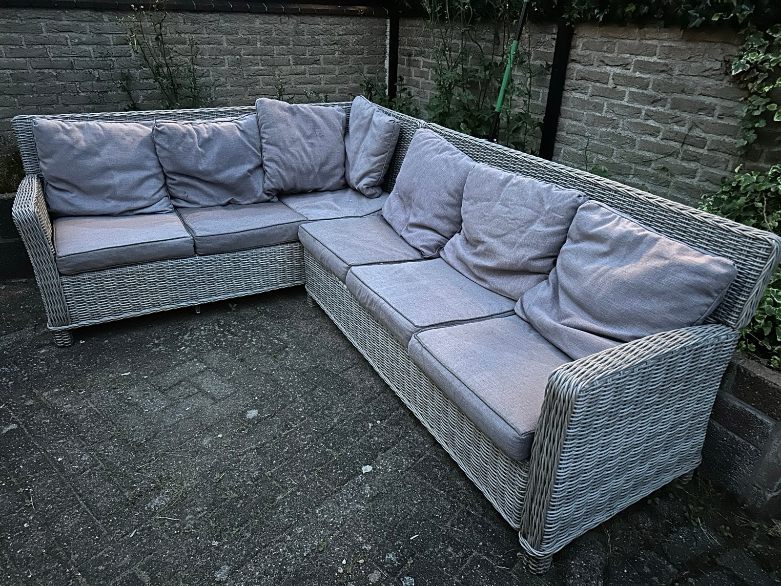Bois le Duc Loungeset 6-persoons met hoge tafel, Ophalen, Gebruikt, 6 zitplaatsen, Loungeset