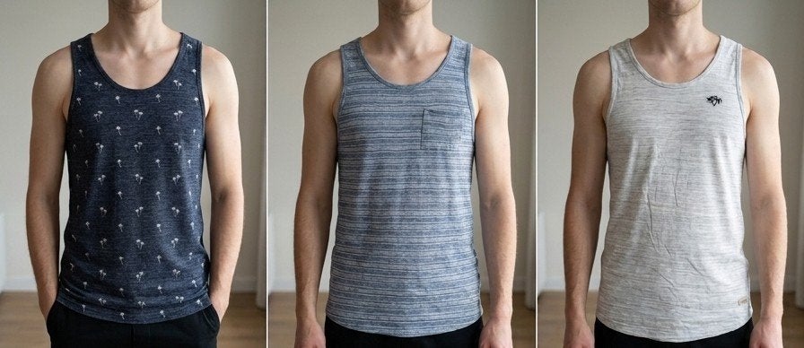 3 The Sting tanktops maat S voor heren, nooit gedragen, Ophalen, Blauw, Nieuw, The Sting