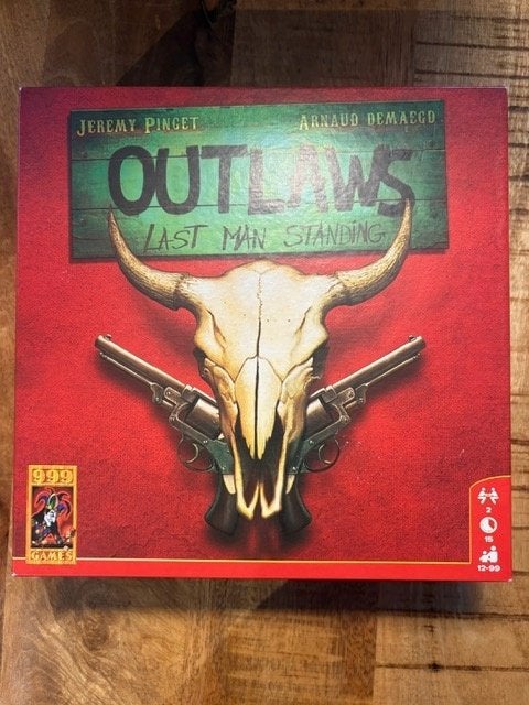 Spel: Outlaws, Een of twee spelers, Ophalen of Verzenden, Zo goed als nieuw, 999 Games