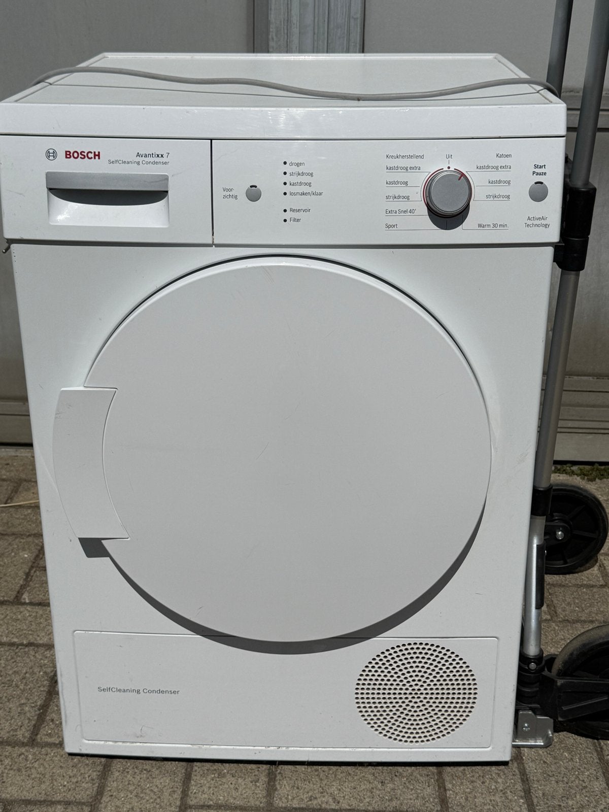 Bosch Avantixx 7 SelfCleaning Condenser Droger, 6 tot 8 kg, Gebruikt, Ophalen of Verzenden, Voorlader