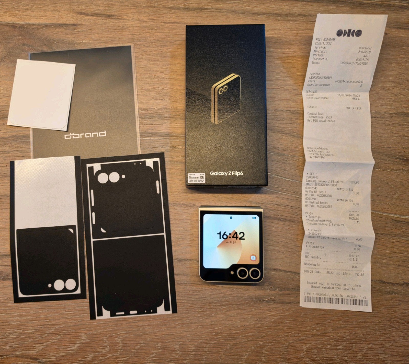 Samsung Galaxy Flip6 512GB Geel Goud, Ophalen, Overige kleuren, 512 GB, Zo goed als nieuw
