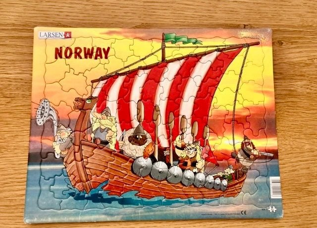 Puzzel uit Noorwegen met vikingen, Ophalen of Verzenden, 10 tot 50 stukjes, Nieuw