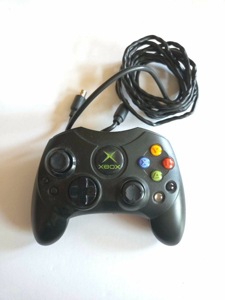 Xbox Original - Controller Zwart, Spelcomputers en Games, Overige genres, 1 speler, Ophalen of Verzenden, Zo goed als nieuw