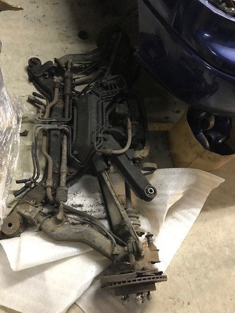 Mitsubishi 3000GT VR4 subframe + diff + ophanging achteraan, Gebruikt