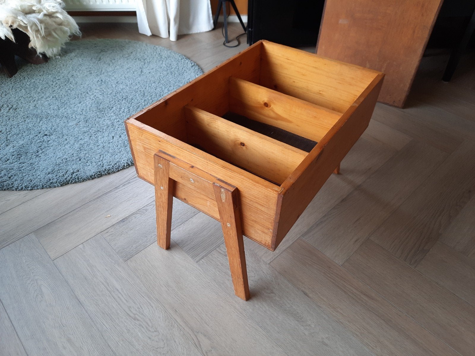 Handgemaakt lessenaartje - Boekendisplay, Ophalen