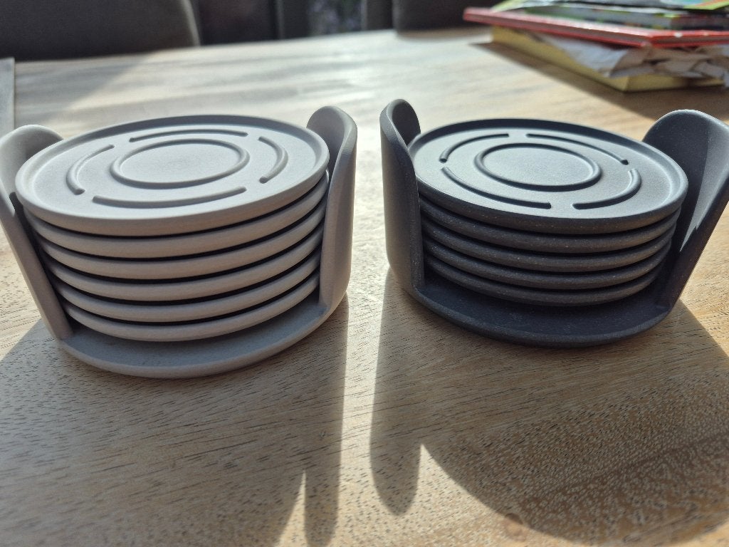 degelijke mooie onderzetters, Huis en Inrichting, Woonaccessoires | Onderzetters, Ophalen of Verzenden, Nieuw, Grijs