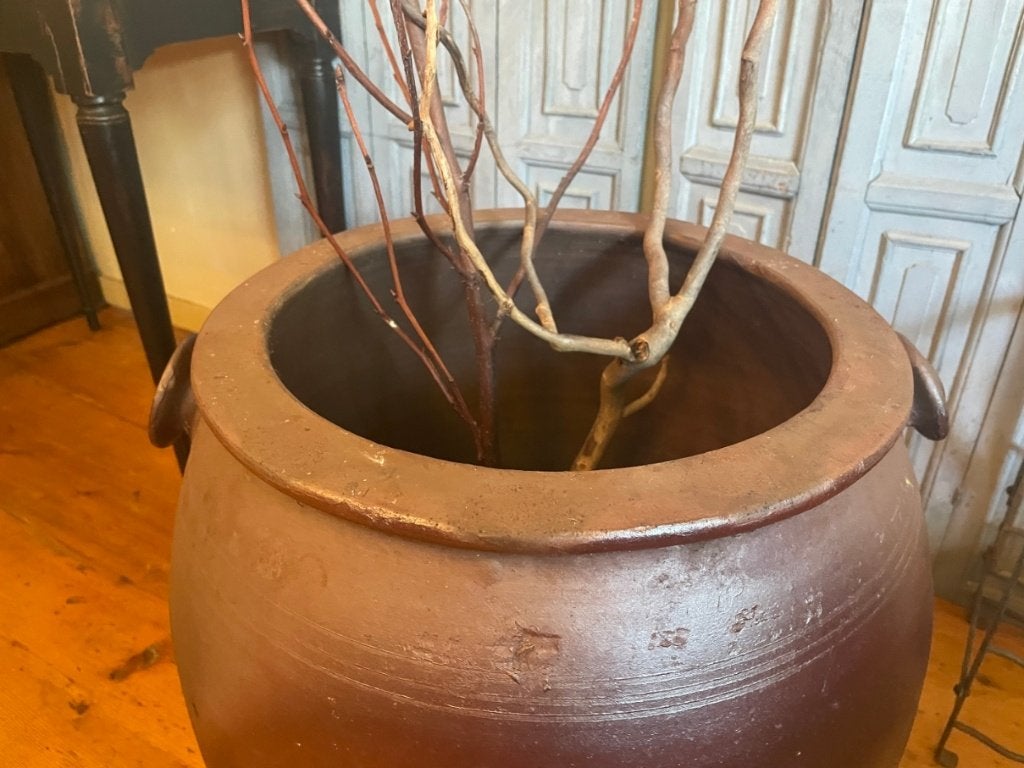 Mooi Model Inmaakpot Vaas Zuurkoolvat Bloempot Frans antiek, Ophalen