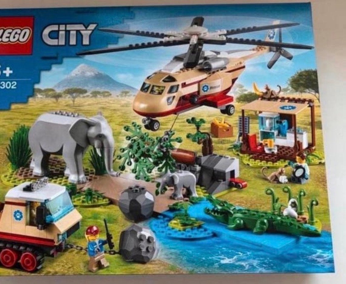 LEGO City 60302 Redding Operatie Wilde Dieren, Lego, City, Denemarken, Nieuw
