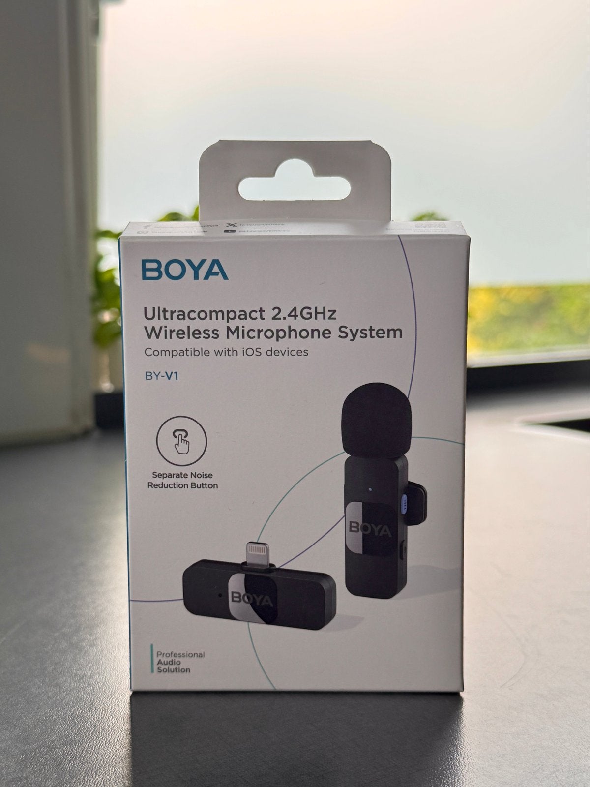BOYA Microfoon voor iPhone (oude aansluiting), Muziek en Instrumenten, Microfoons, Ophalen of Verzenden, Zo goed als nieuw, Overige typen
