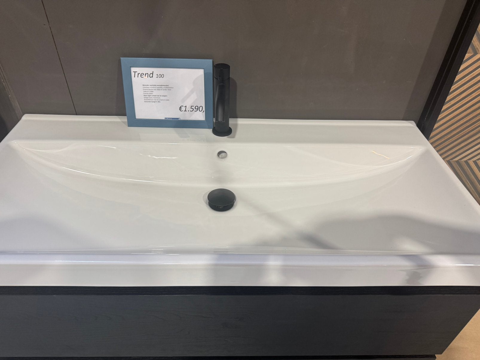 Badkamer meubel 100 cm, Ophalen, Zo goed als nieuw