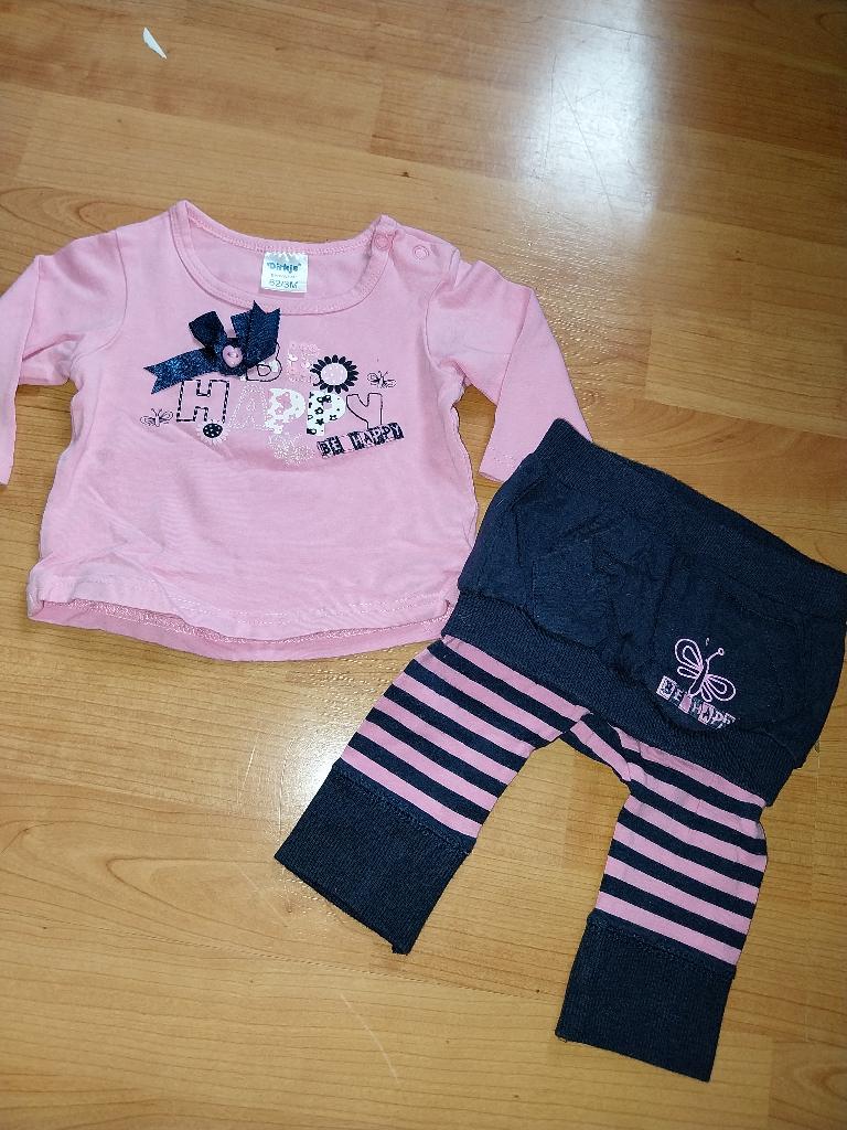 (F10) Setje dirkje maat 62, Kinderen en Baby's, Babykleding | Maat 62, Meisje, Dirkje, Ophalen of Verzenden, Zo goed als nieuw