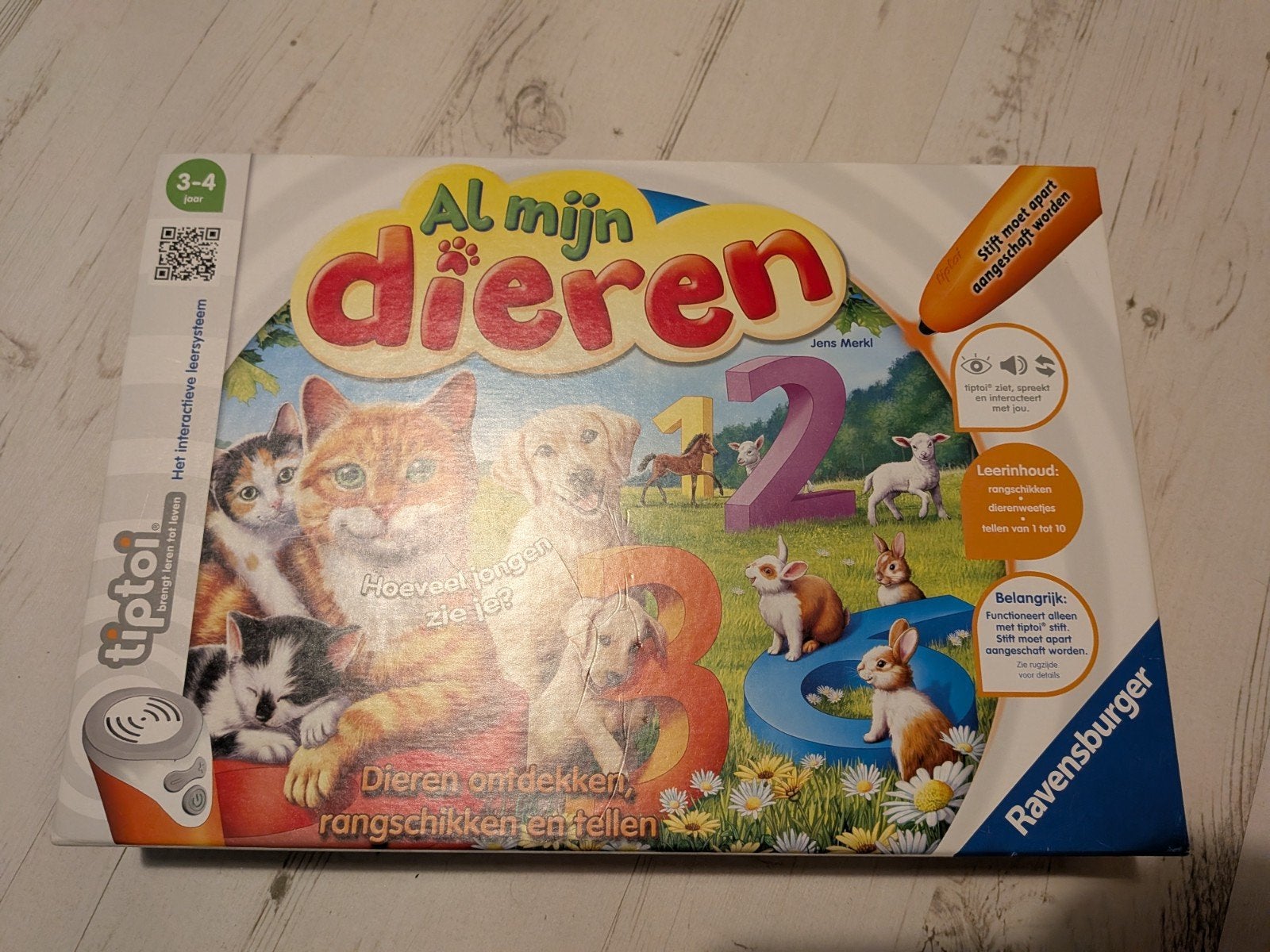 Tiptoi Al mijn Dieren - Interactief Leersysteem, Ophalen of Verzenden, Zo goed als nieuw, Rekenen