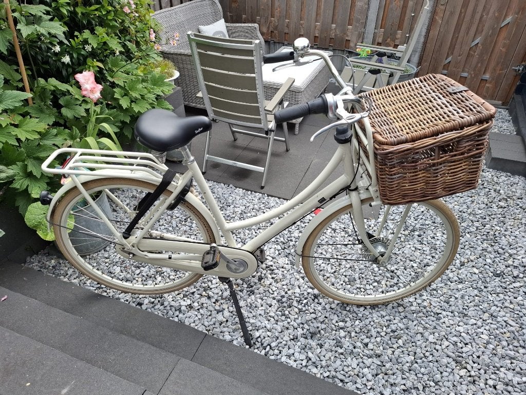 Stevige Batavus Fiets met mand, Ophalen, Jaren '60 of nieuwer, Batavus, 51 tot 55 cm