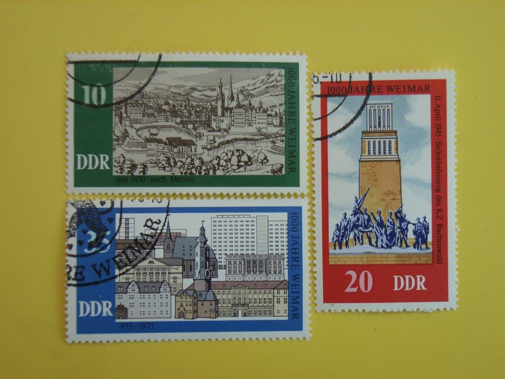 GE   Ddr 2086-2088, Ophalen of Verzenden, DDR, Gestempeld