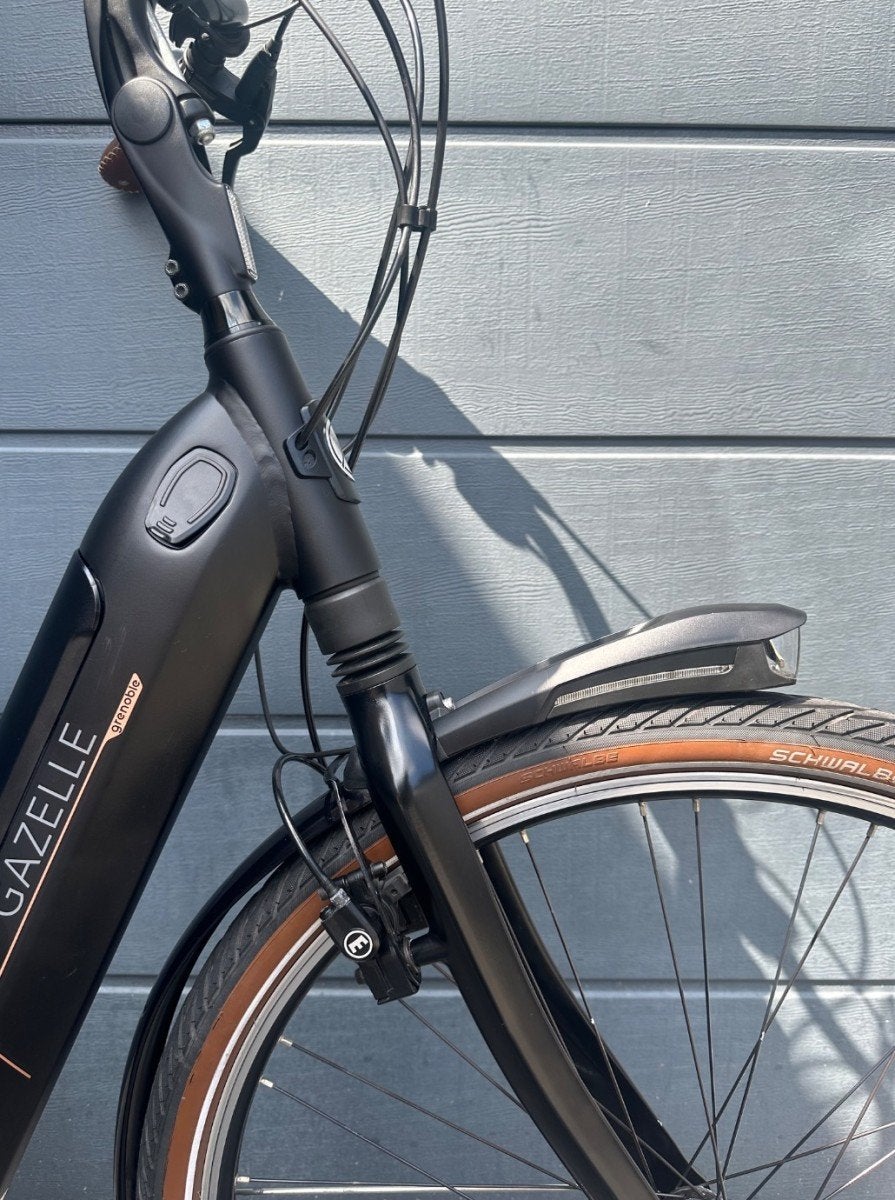Gazelle Grenoble C8 Dames Zwart 46cm, Fietsen en Brommers, Elektrische fietsen, Ophalen, Gebruikt, -, -