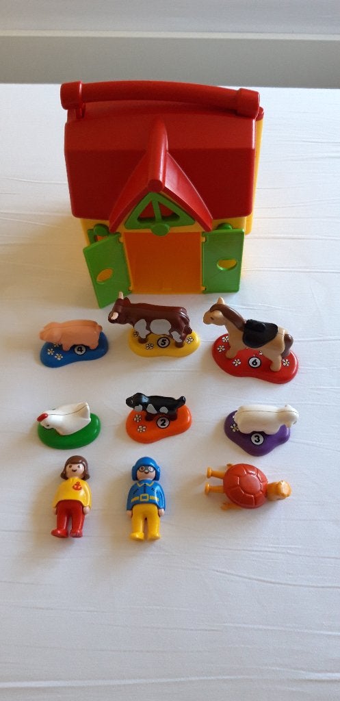 playmobil meeneem boerderij, Ophalen of Verzenden, Zo goed als nieuw