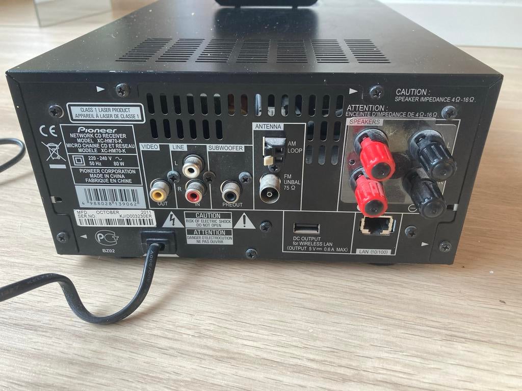 Pioneer XC-HM70-K, Audio, Tv en Foto, Stereo-sets, Ophalen, Gebruikt, Pioneer, Microset